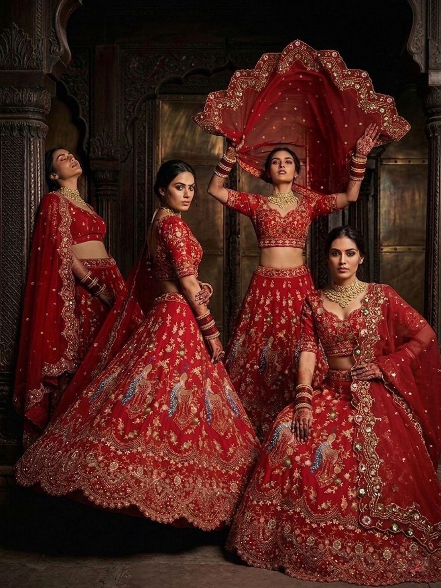 Fox Georgette Lehenga Adorned with Sequins Embroidary