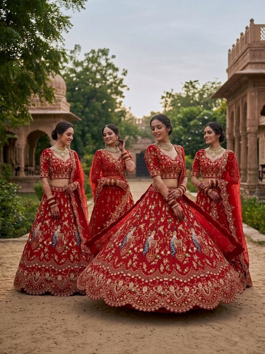 Fox Georgette Lehenga Adorned with Sequins Embroidary