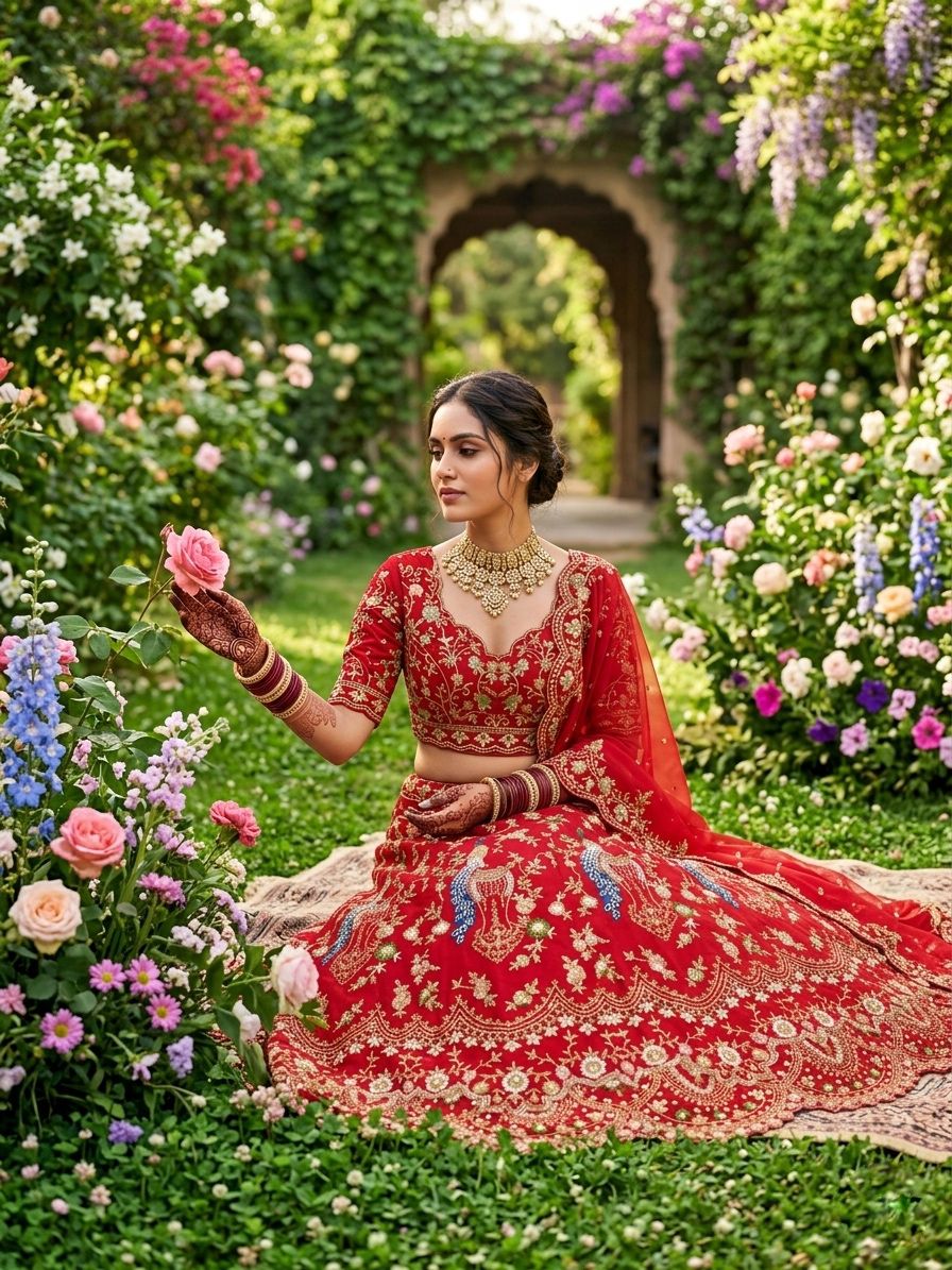 Fox Georgette Lehenga Adorned with Sequins Embroidary