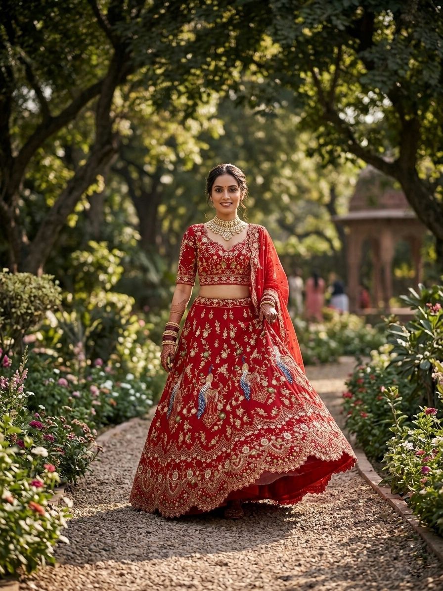Fox Georgette Lehenga Adorned with Sequins Embroidary